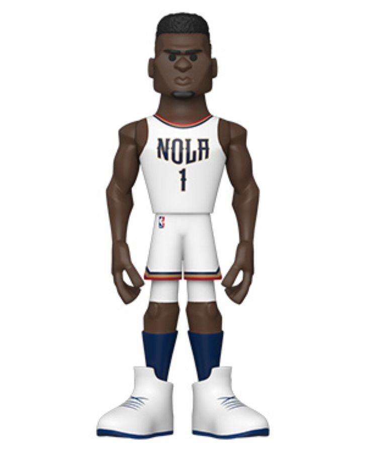 FUN59385 NBA: Grizzlies - Zion Williamson Home (with chase) 5" Vinyl Gold - Funko - Titan Pop Culture