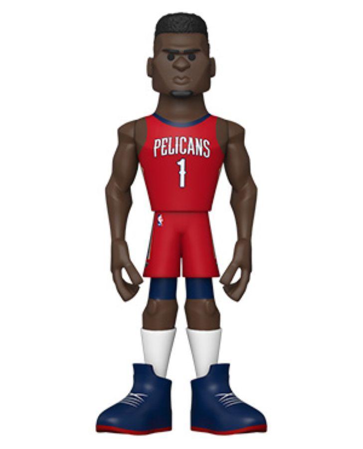 FUN59385 NBA: Grizzlies - Zion Williamson Home (with chase) 5" Vinyl Gold - Funko - Titan Pop Culture