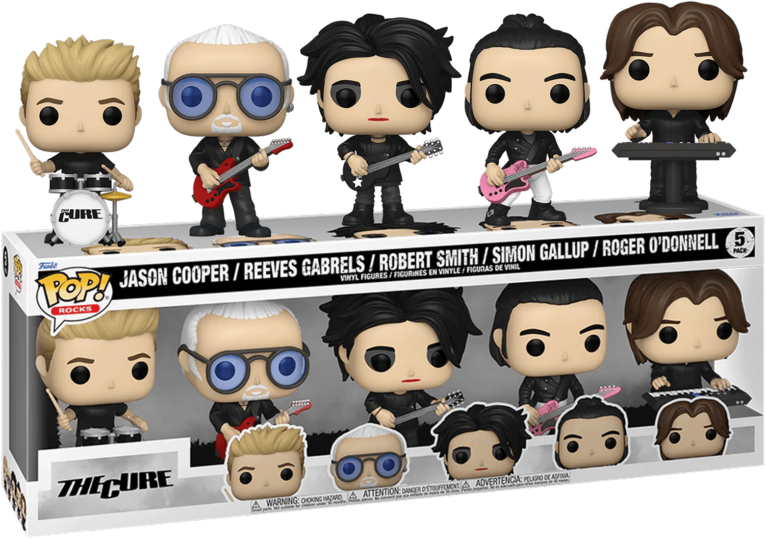 FUN59390 The Cure - Pop! Vinyl 5-Pack - Funko - Titan Pop Culture