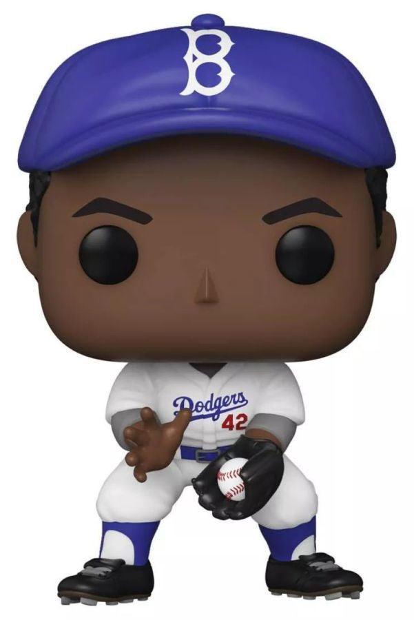 FUN59418 MLB: Legends - Jackie Robinson (with mask) Pop! Vinyl - Funko - Titan Pop Culture