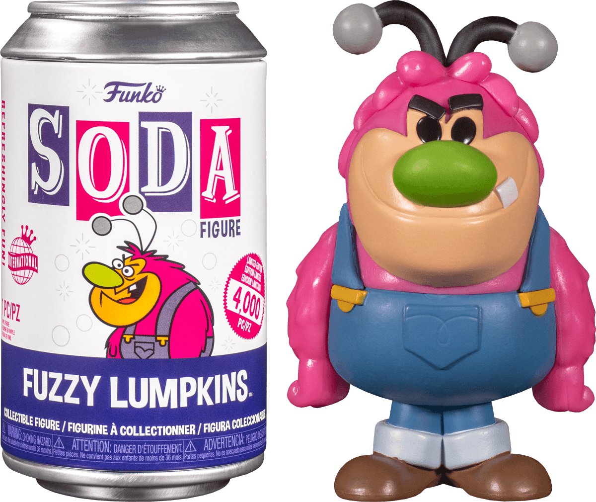 FUN59456 Power Puff Girls - Fuzzy Lupkins (with chase) Vinyl Soda - Funko - Titan Pop Culture