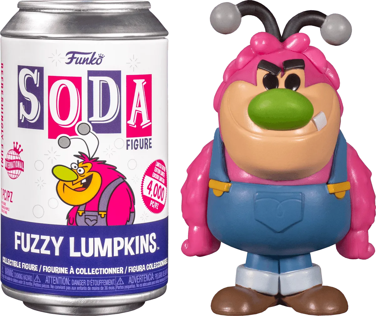 FUN59456 Power Puff Girls - Fuzzy Lupkins (with chase) Vinyl Soda - Funko - Titan Pop Culture