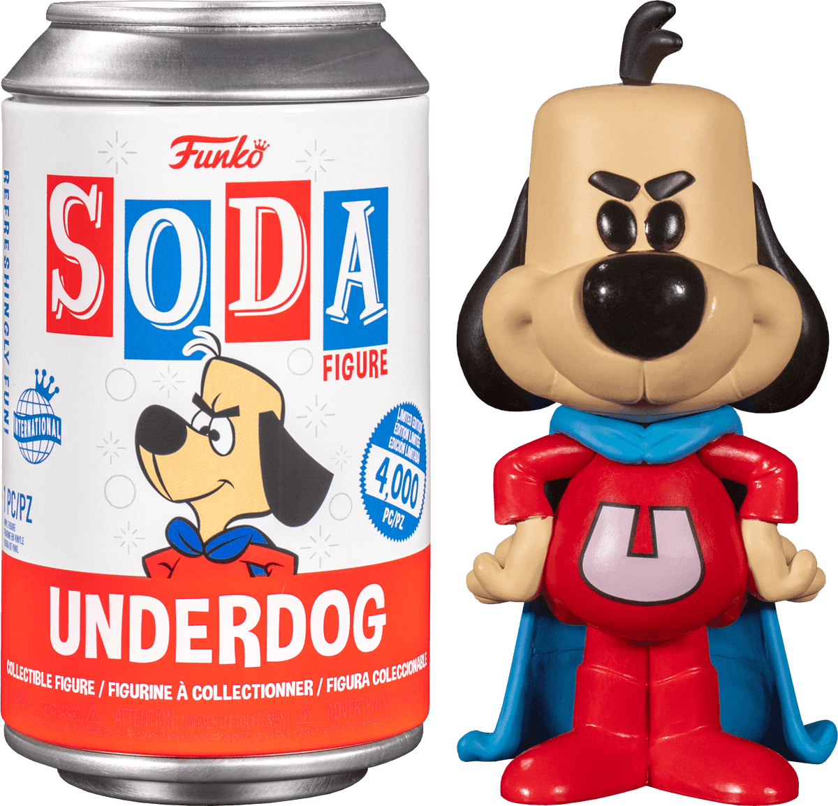 FUN59462 Underdog - Underdog (with chase) Vinyl Soda - Funko - Titan Pop Culture