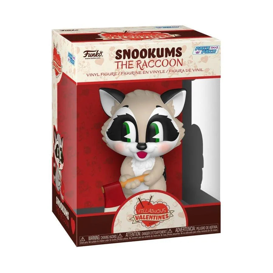 FUN59534 Villainous Valentines - Raccoon Paka Paka Vinyl - Funko - Titan Pop Culture