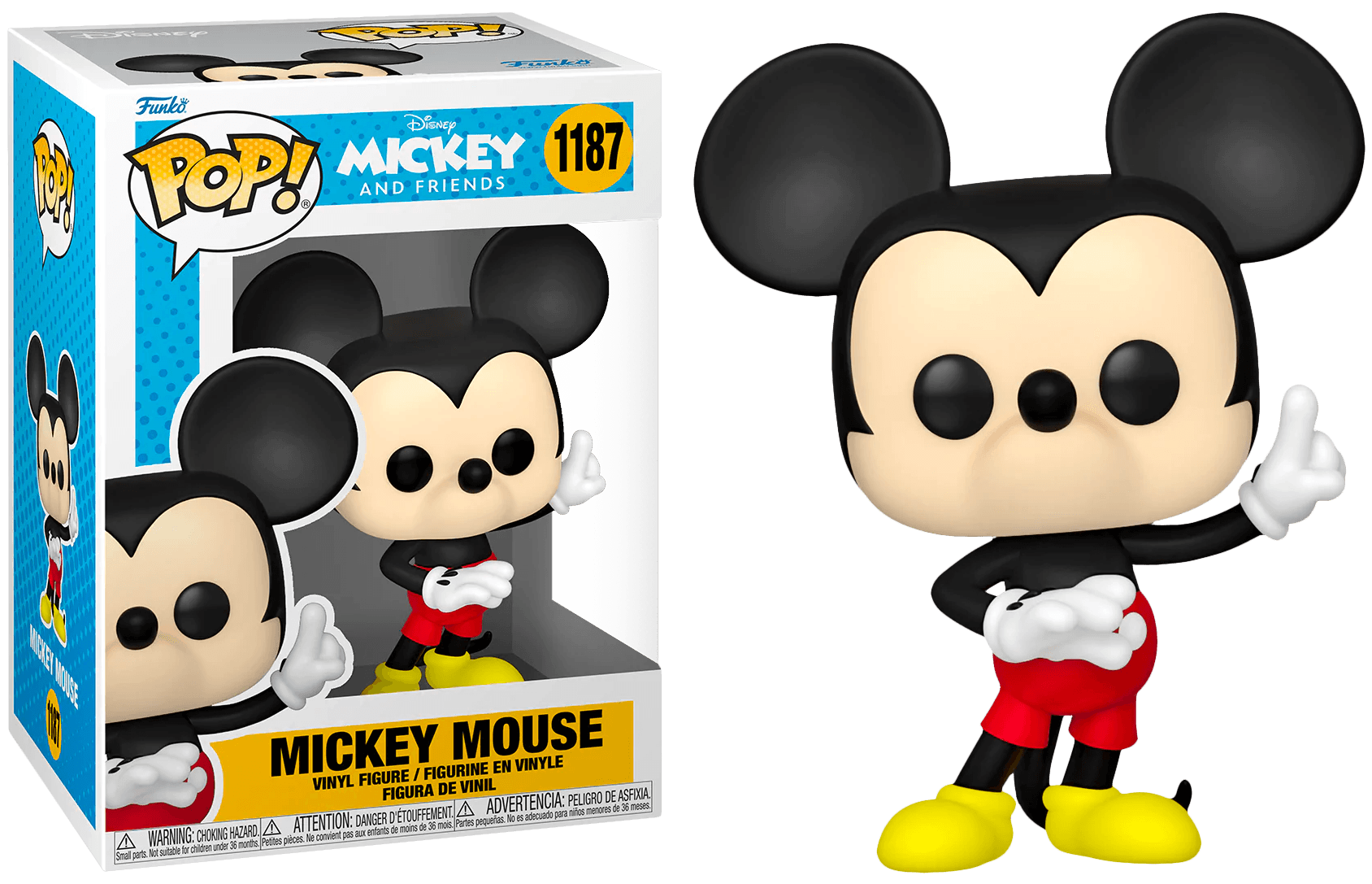 FUN59623 Mickey & Friends - Mickey Pop! Vinyl - Funko - Titan Pop Culture