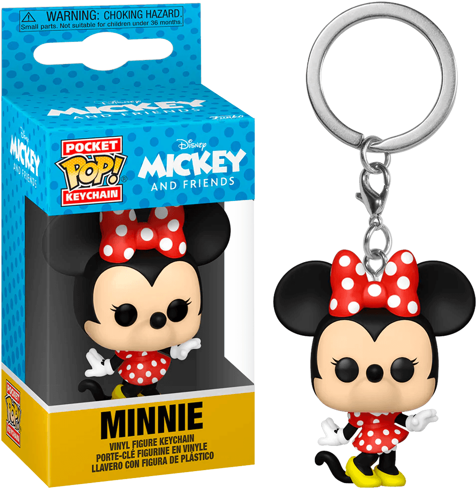 FUN59630 Mickey & Friends - Minnie Pop! Keychain - Funko - Titan Pop Culture