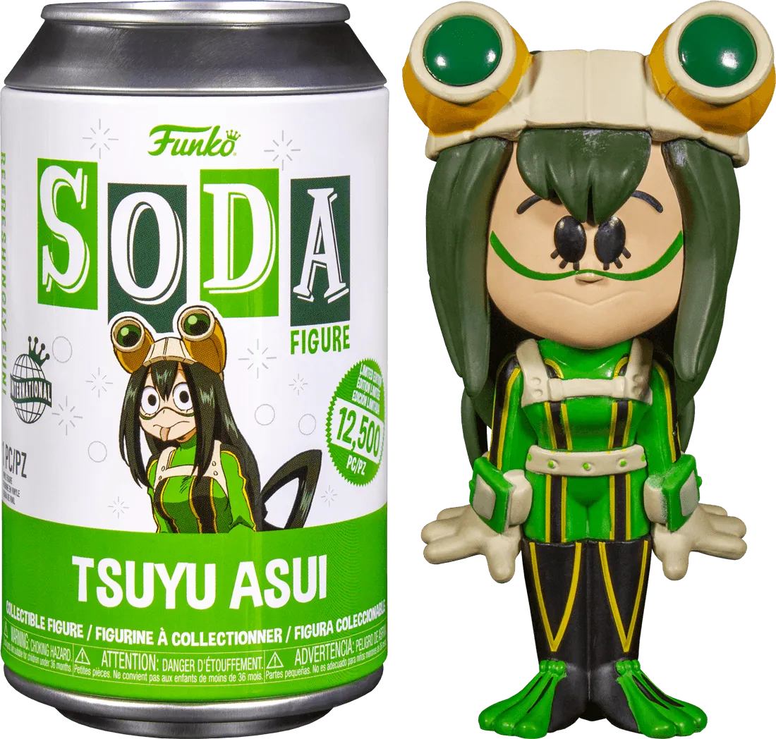 FUN59845 My Hero Academia - Tsuyu (with chase) Vinyl Soda - Funko - Titan Pop Culture