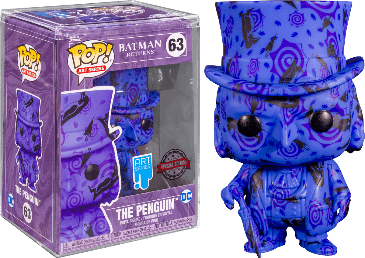 FUN60101 Batman Returns - Penguin (Artist Series) US Exclusive Pop! Vinyl [RS] - Funko - Titan Pop Culture