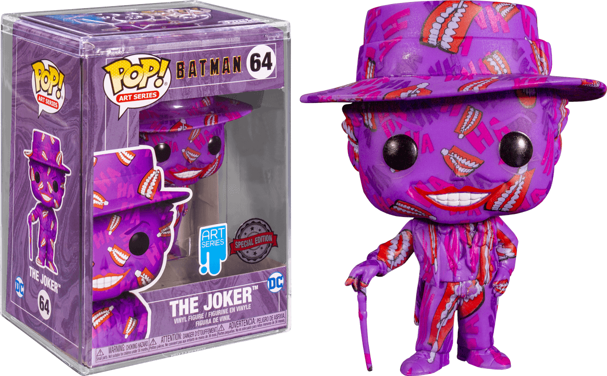 FUN60103 Batman (1989) - Joker (Artist Series) US Exclusive Pop! Vinyl [RS] - Funko - Titan Pop Culture