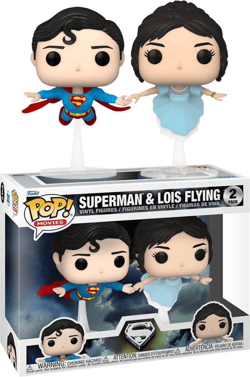 FUN60162 Superman - Superman & Lois Flying US Exclusive Pop! Vinyl 2-Pack [RS] - Funko - Titan Pop Culture