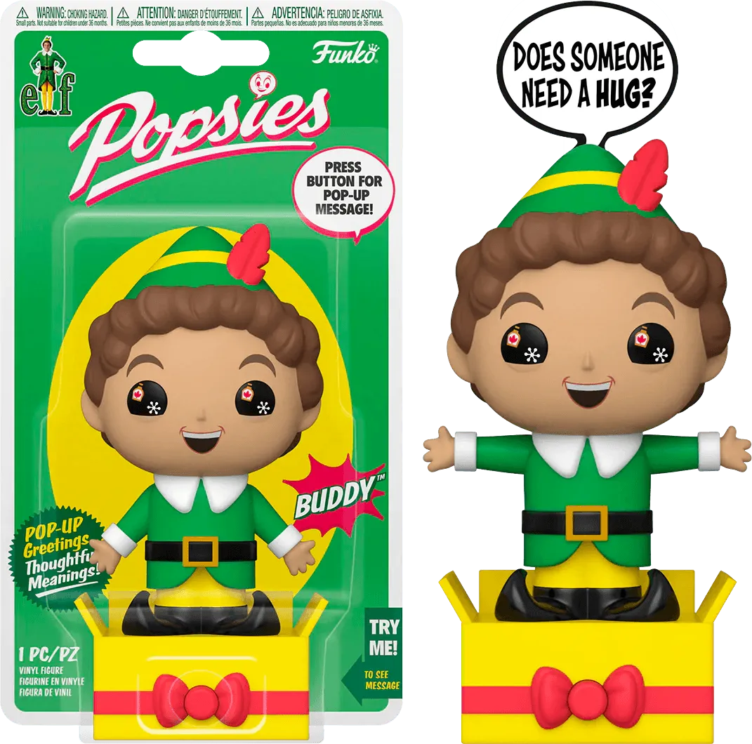 FUN60216 Elf - Buddy the Elf Popsies - Funko - Titan Pop Culture