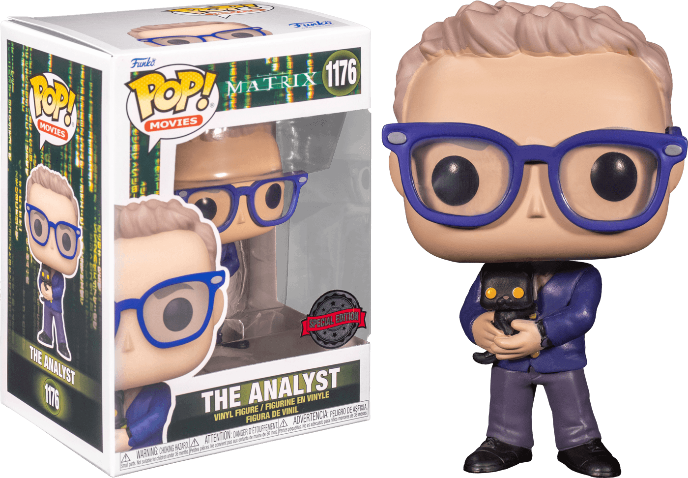 FUN60280 The Matrix Resurrections - The Analyst US Exclusive Pop! Vinyl [RS] - Funko - Titan Pop Culture