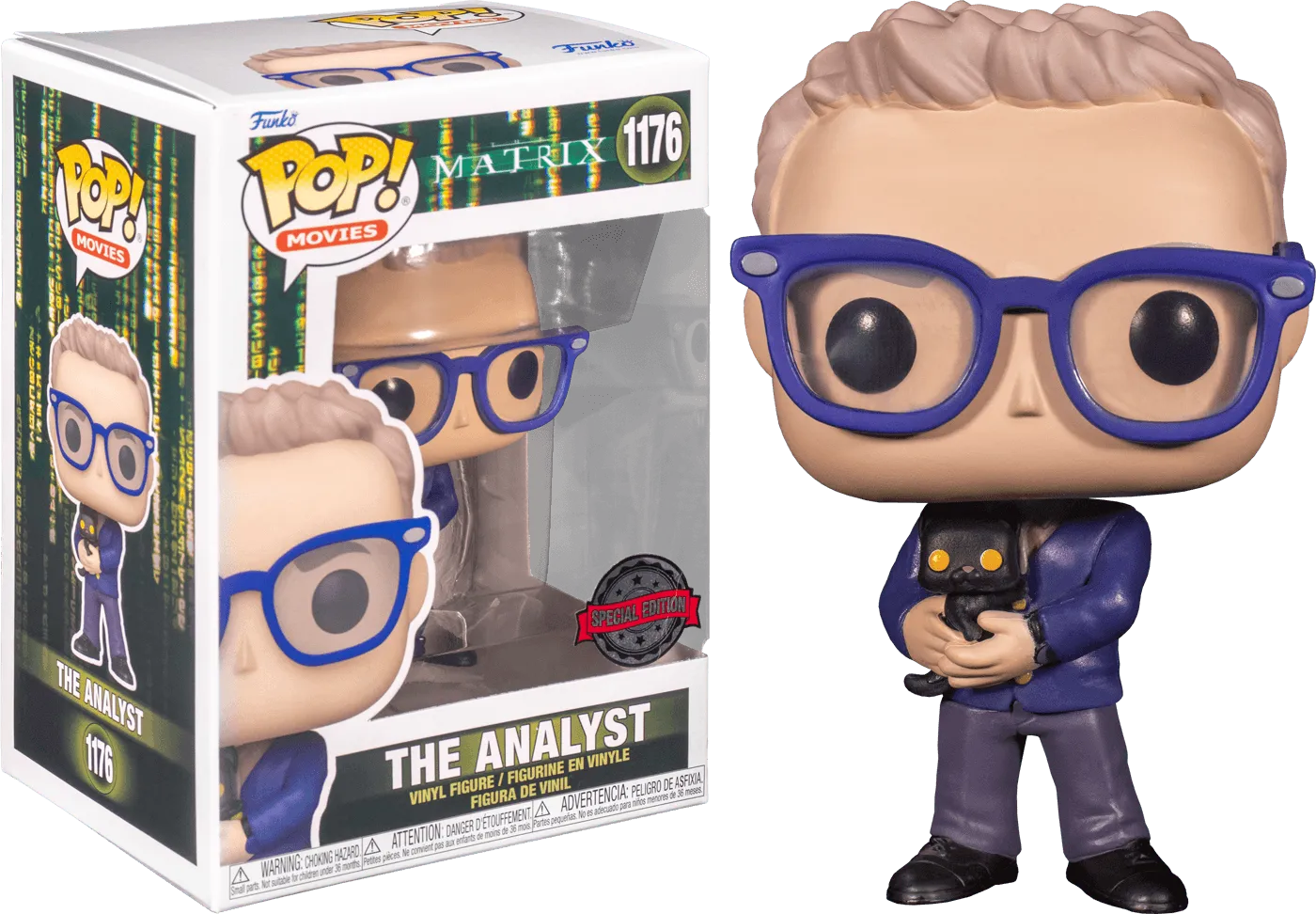 FUN60280 The Matrix Resurrections - The Analyst US Exclusive Pop! Vinyl [RS] - Funko - Titan Pop Culture