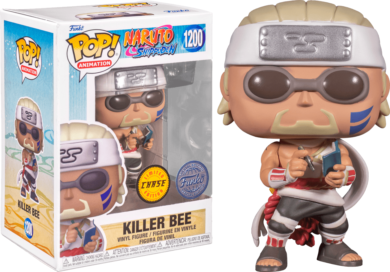 FUN60284CASE Naruto: Shippuden - Killer Bee US Exclusive Pop! Vinyl - Chase Case [RS] - Funko - Titan Pop Culture