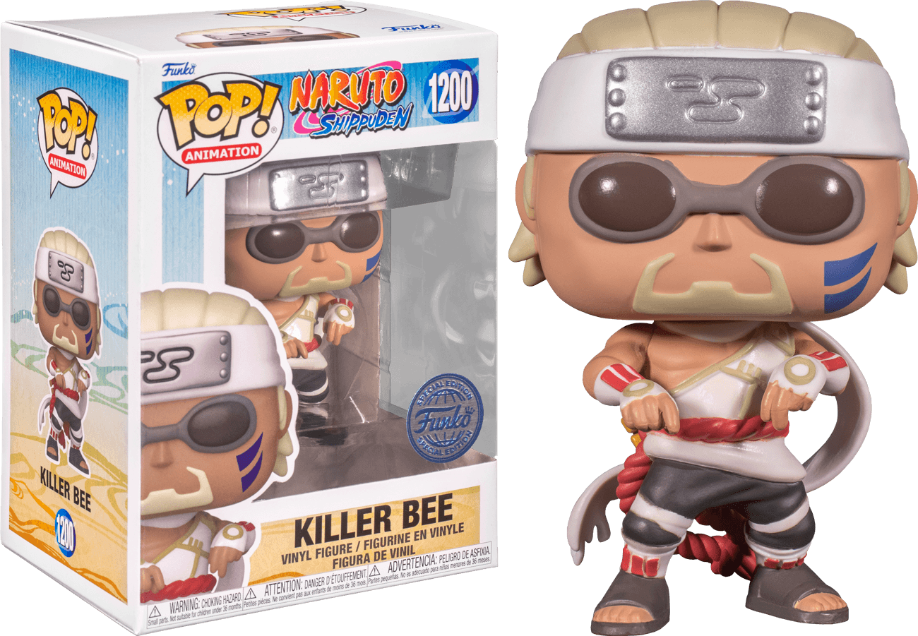 FUN60284CASE Naruto: Shippuden - Killer Bee US Exclusive Pop! Vinyl - Chase Case [RS] - Funko - Titan Pop Culture