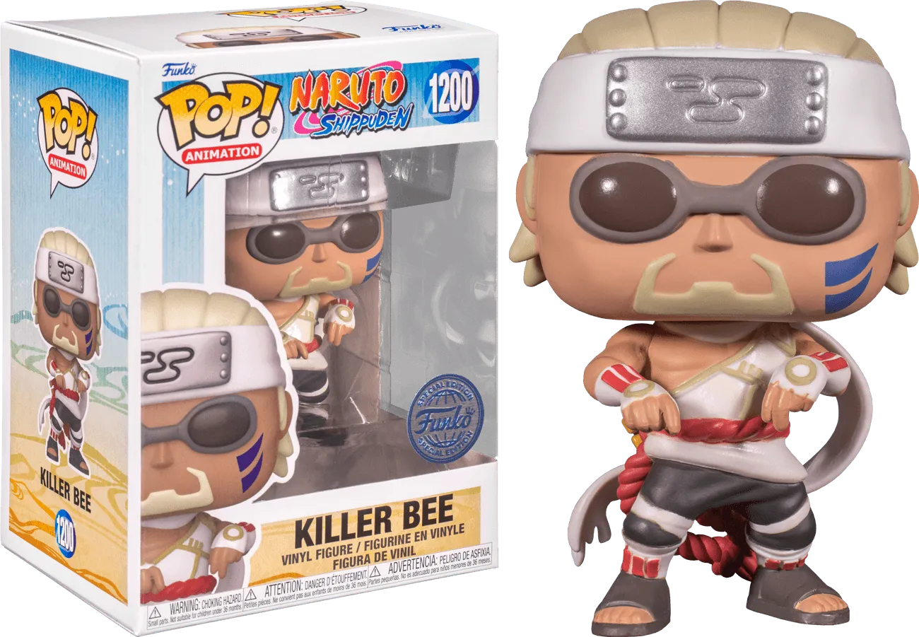 FUN60284CASE Naruto: Shippuden - Killer Bee US Exclusive Pop! Vinyl - Chase Case [RS] - Funko - Titan Pop Culture