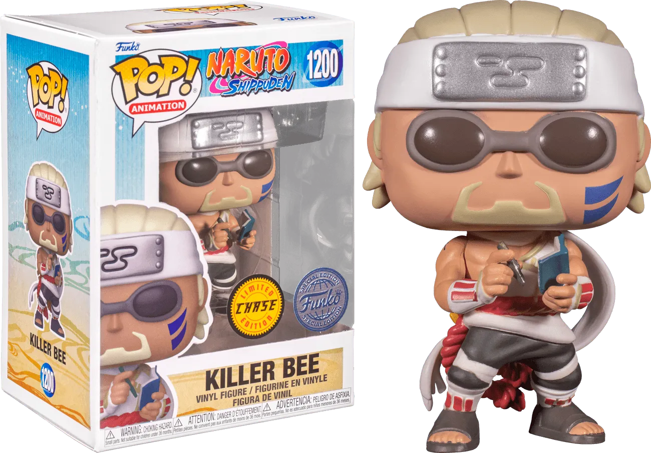 FUN60284CASE Naruto: Shippuden - Killer Bee US Exclusive Pop! Vinyl - Chase Case [RS] - Funko - Titan Pop Culture