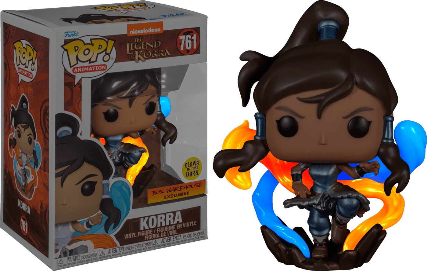 FUN60287 Legend of Korra - Korra Metallic Glow US Exclusive Pop! Vinyl [RS] - Funko - Titan Pop Culture