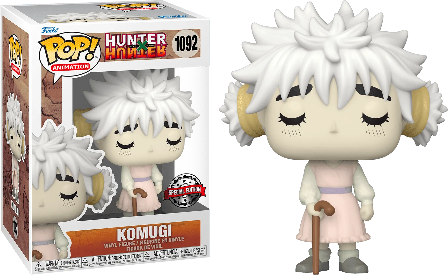 FUN60297 Hunter x Hunter - Komugi (with chase) US Exclusive Pop! Vinyl [RS] - Funko - Titan Pop Culture