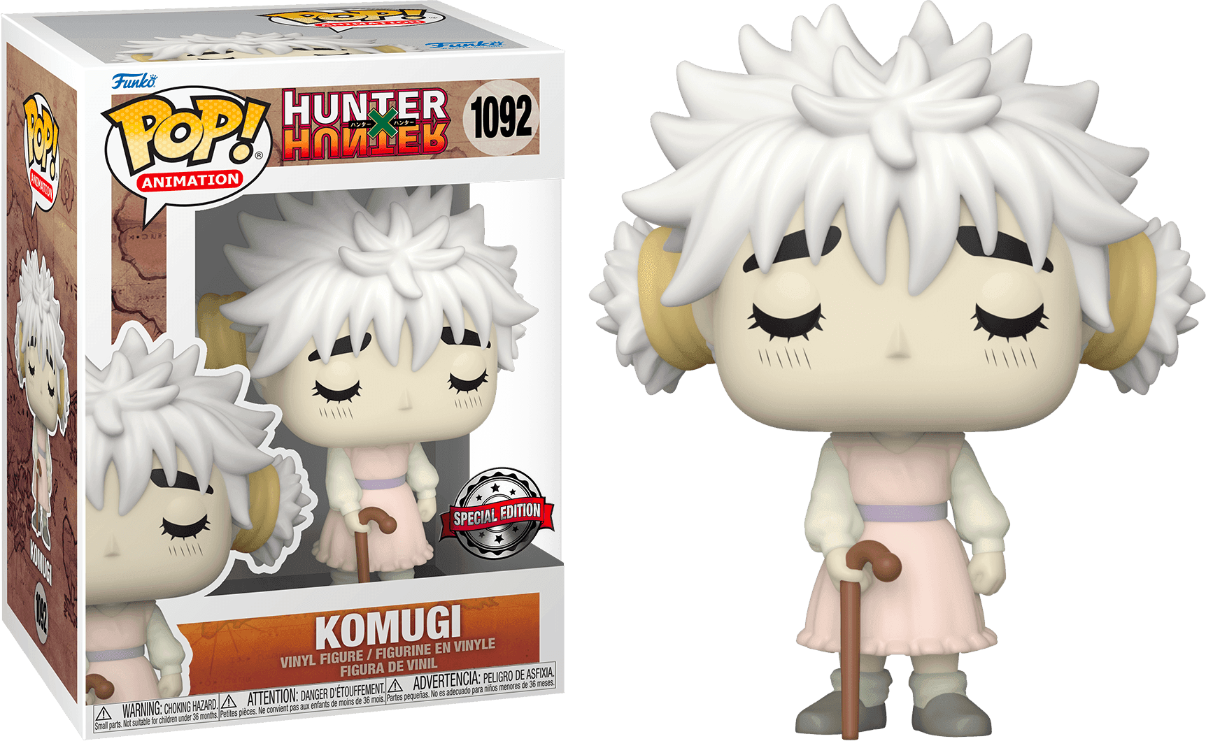 FUN60297CASE Hunter x Hunter - Komugi US Exclusive Pop! Vinyl - Chase Case [RS] - Funko - Titan Pop Culture