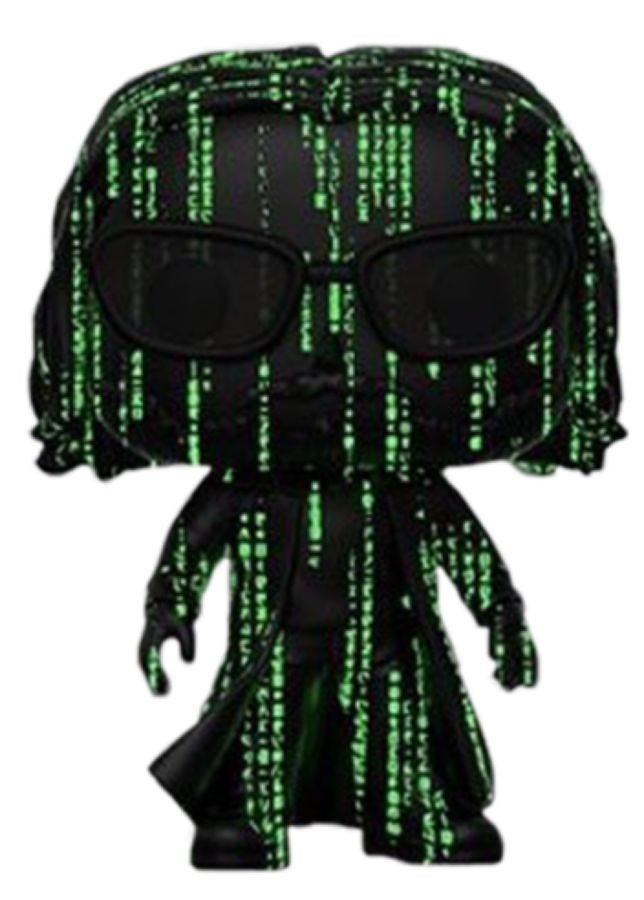 FUN60382 The Matrix Resurrections - Neo in the Matrix Glow US Exclusive Pop! Vinyl [RS] - Funko - Titan Pop Culture