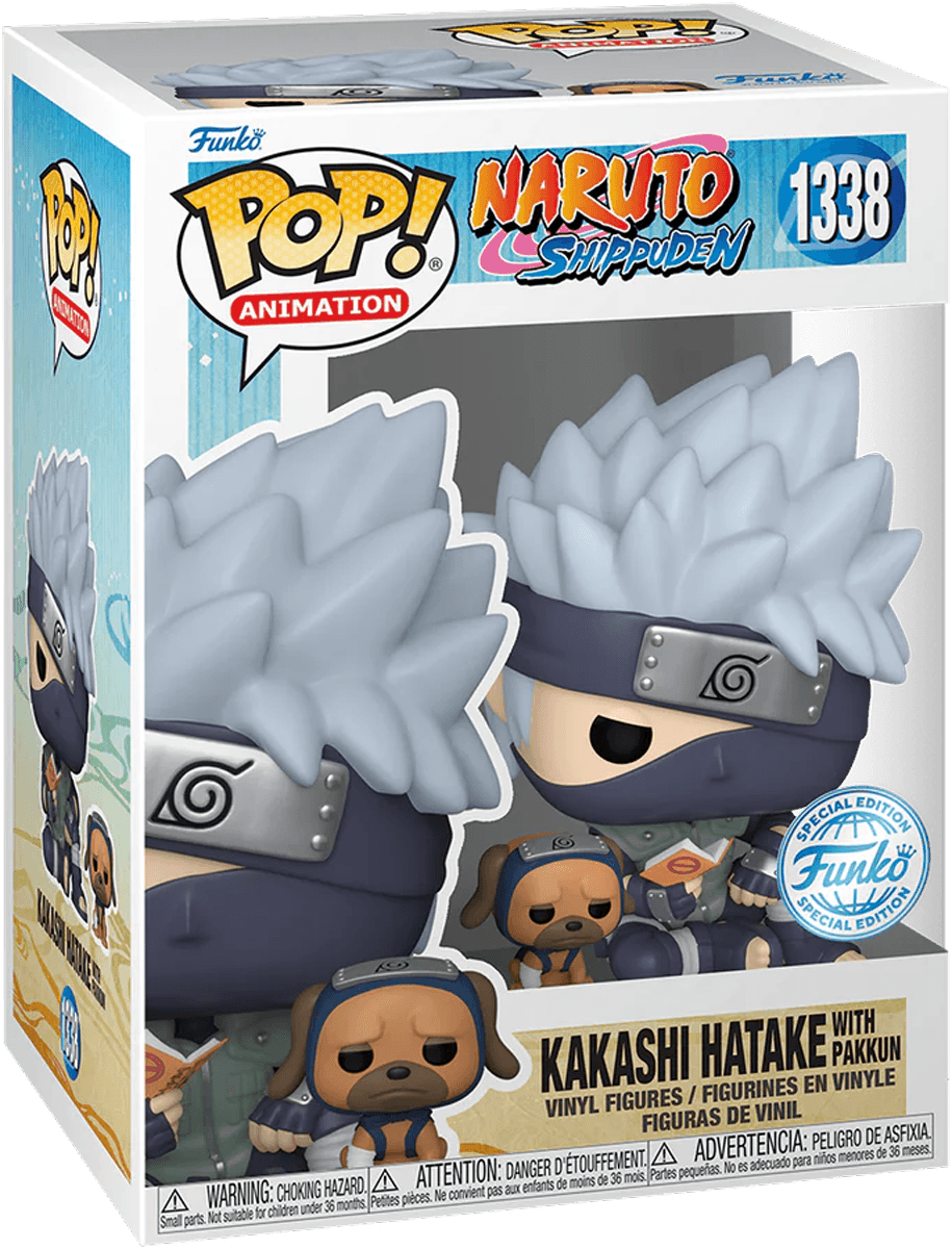 FUN60401 Naruto - Kakashi with Pakkun US Exclusive Pop! Vinyl [RS] - Funko - Titan Pop Culture