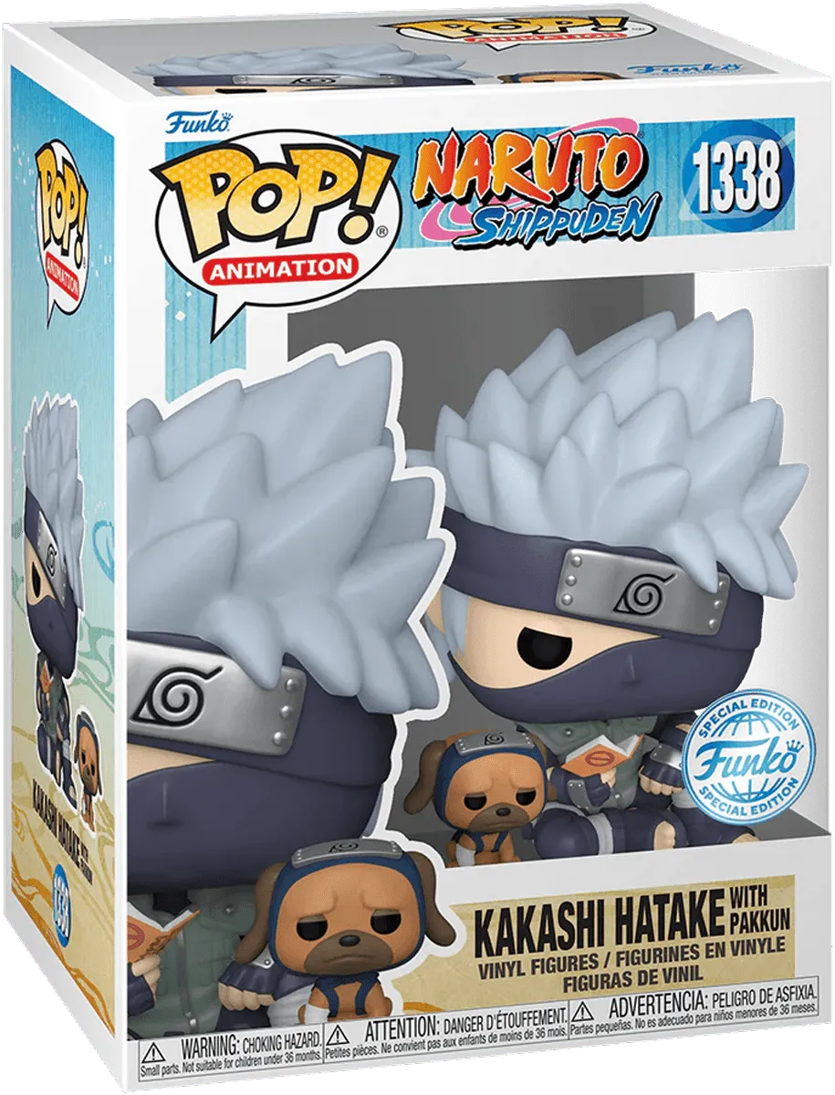 FUN60401 Naruto - Kakashi with Pakkun US Exclusive Pop! Vinyl [RS] - Funko - Titan Pop Culture