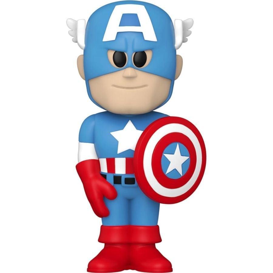 FUN60561 Captain America - Captain America (with chase) Vinyl Soda - Funko - Titan Pop Culture