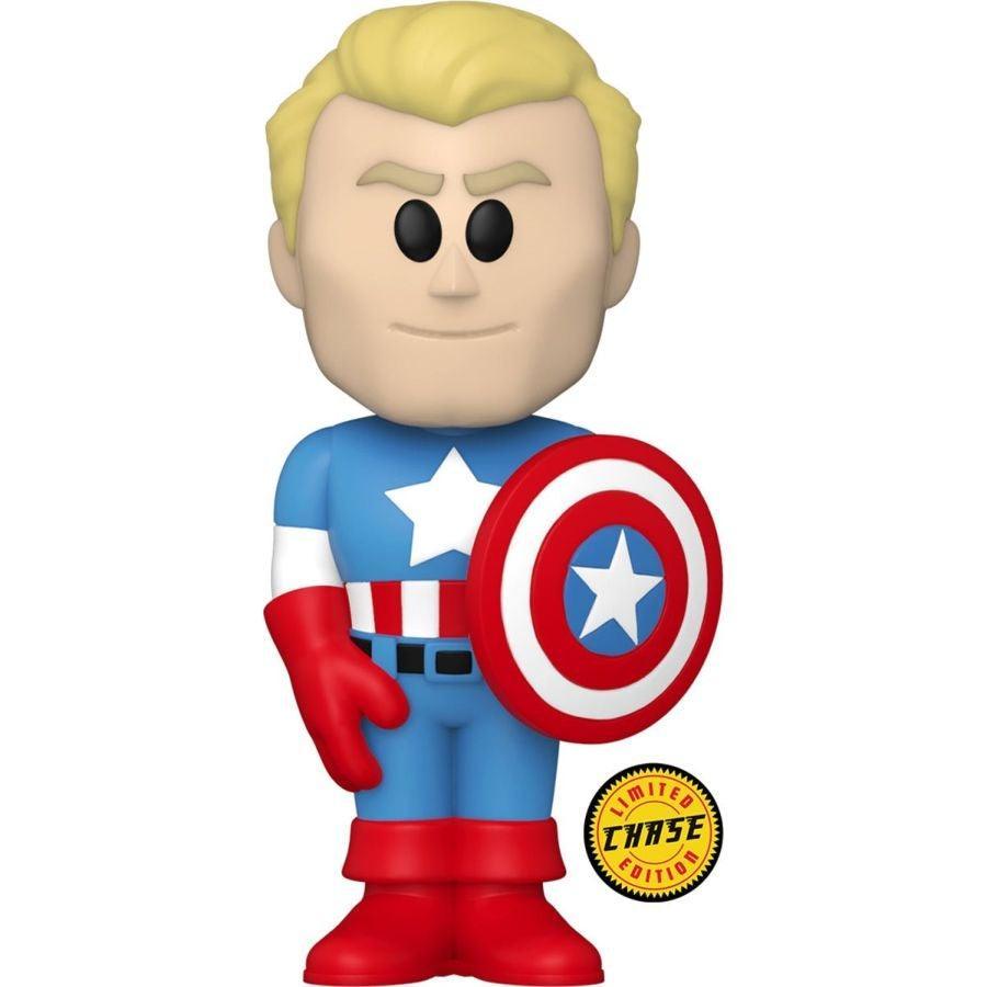 FUN60561 Captain America - Captain America (with chase) Vinyl Soda - Funko - Titan Pop Culture