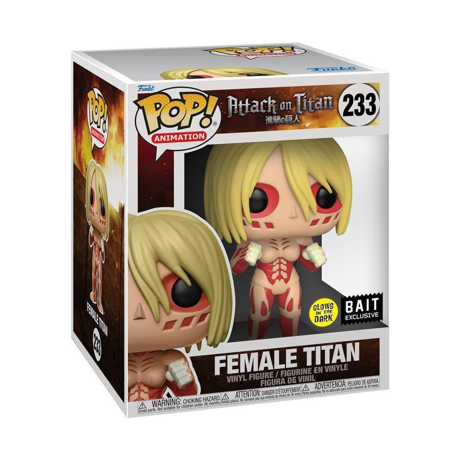 FUN60645 Attack on Titan - Female Titan Glow US Exclusive 6" Pop! Vinyl [RS] - Funko - Titan Pop Culture
