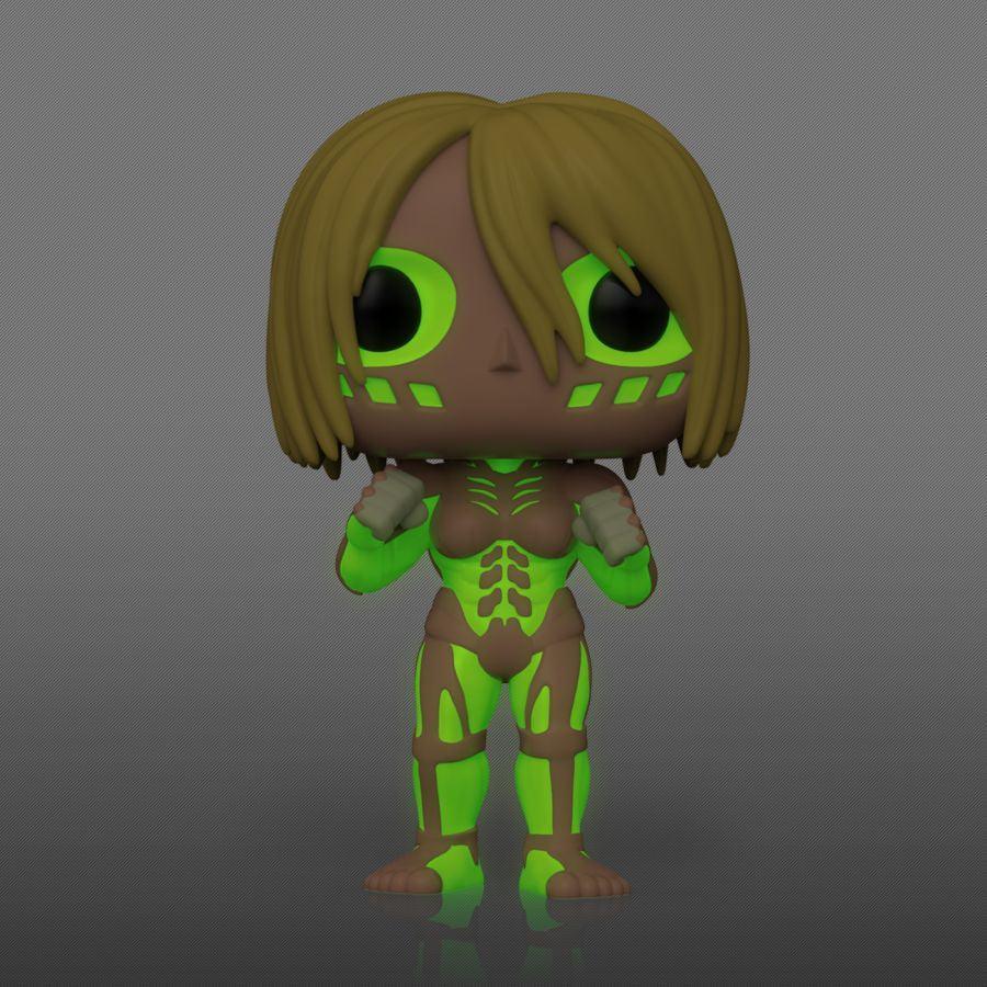 FUN60645 Attack on Titan - Female Titan Glow US Exclusive 6" Pop! Vinyl [RS] - Funko - Titan Pop Culture