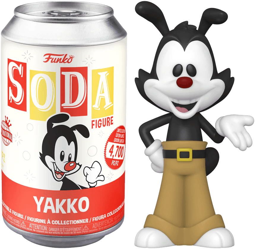 FUN60819 Animaniacs - Yakko (with chase) Vinyl Soda - Funko - Titan Pop Culture