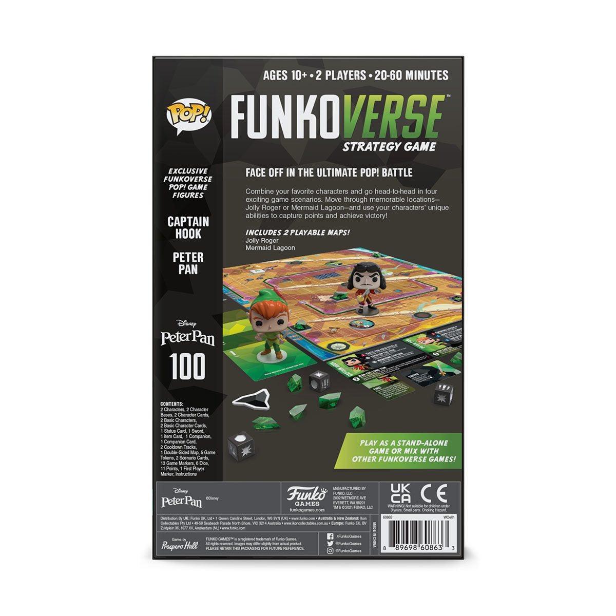 FUN60863 Funkoverse - Peter Pan 100 2-Pack Expandalone Game - Funko - Titan Pop Culture