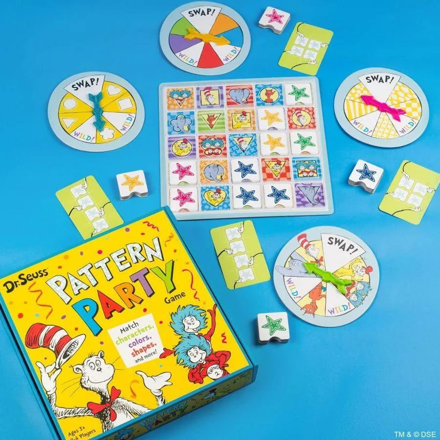 FUN60866 Dr Seuss - Pattern Party Game - Funko - Titan Pop Culture