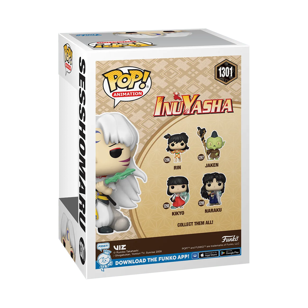 FUN60942 Inuyasha - Sesshomaru SDCC 2023 US Exclusive Glow Pop! Vinyl [RS] - Funko - Titan Pop Culture