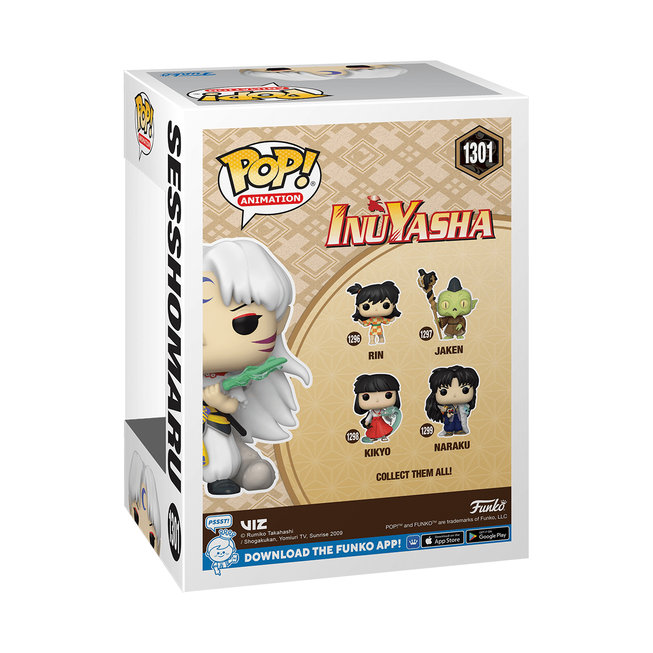 FUN60942 Inuyasha - Sesshomaru SDCC 2023 US Exclusive Glow Pop! Vinyl [RS] - Funko - Titan Pop Culture