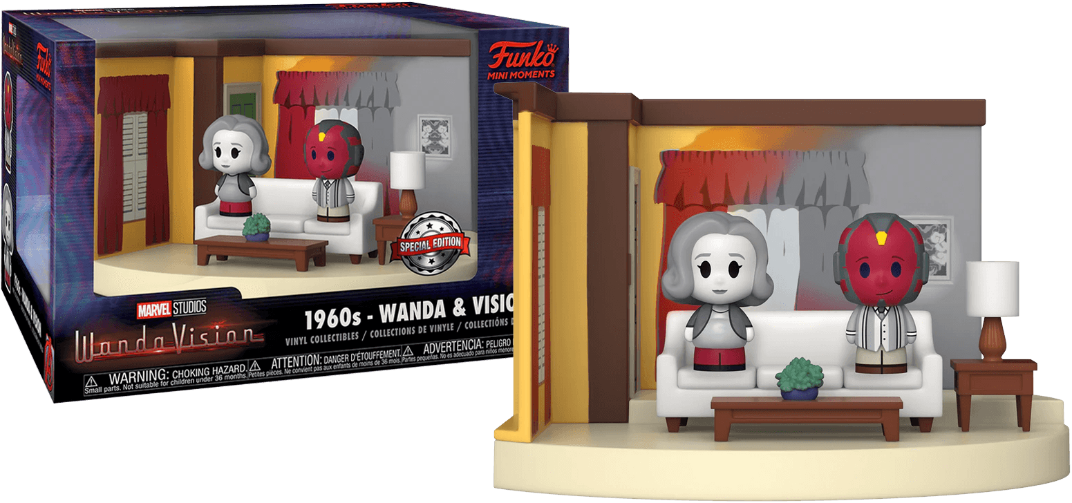 FUN60957 WandaVision - 60’s Couch US Exclusive Mini Moment [RS] - Funko - Titan Pop Culture