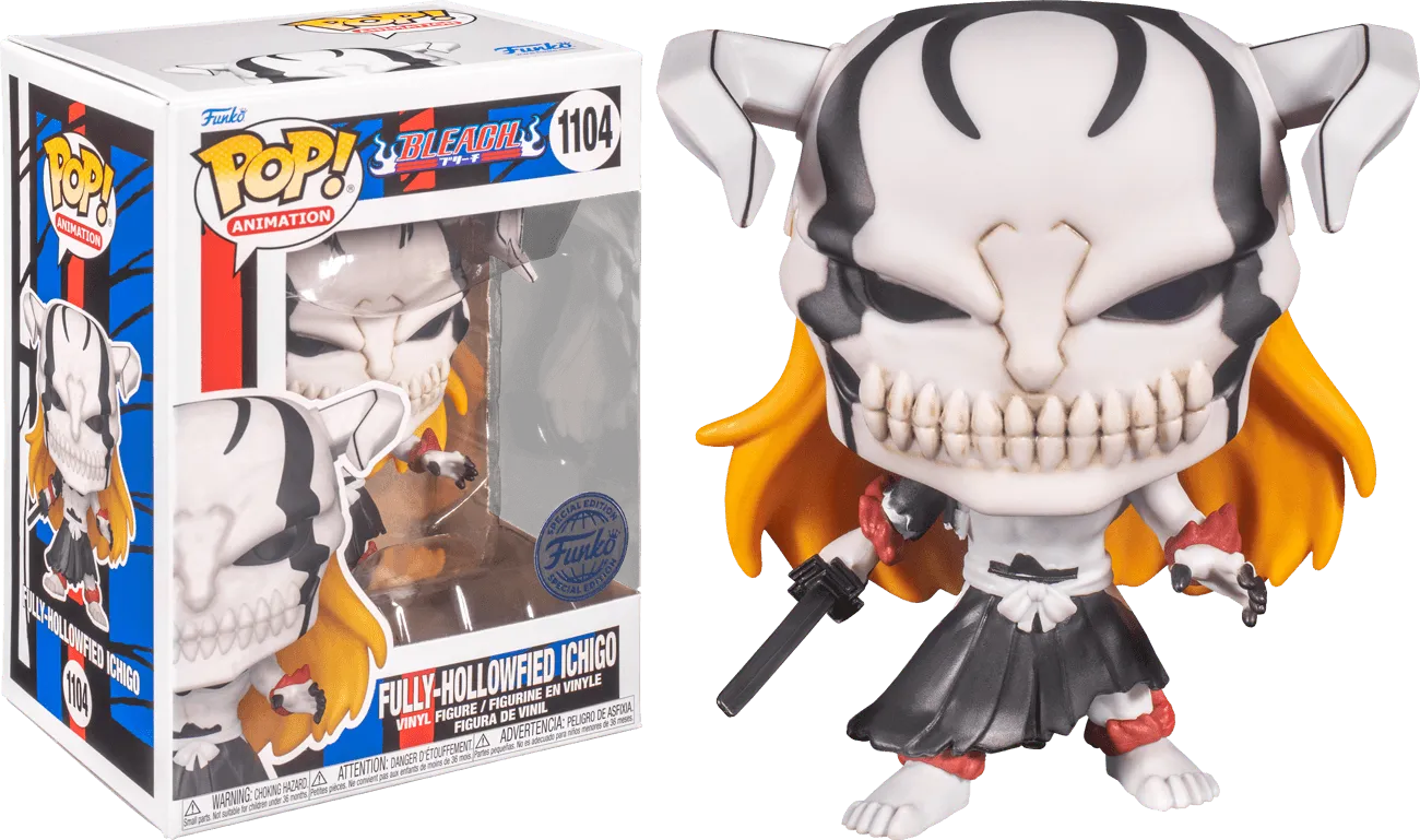 FUN61010 Bleach - Fully Hollowfied Ichigo (with chase) US Exclusive Pop! Vinyl [RS] - Funko - Titan Pop Culture