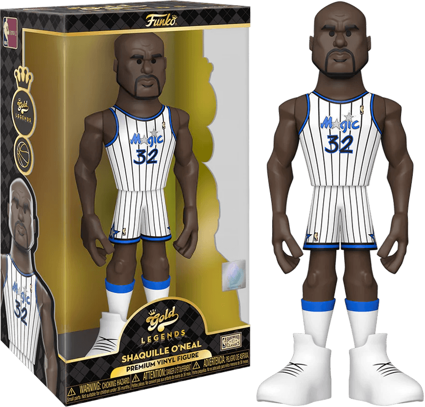 FUN61157 NBA Legends: Magic - Shaquille O'Neal (with chase) 12" Vinyl Gold - Funko - Titan Pop Culture