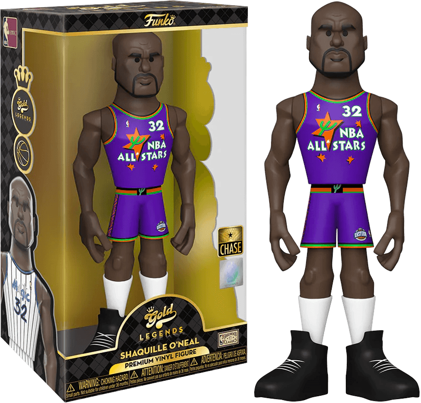 FUN61157 NBA Legends: Magic - Shaquille O'Neal (with chase) 12" Vinyl Gold - Funko - Titan Pop Culture