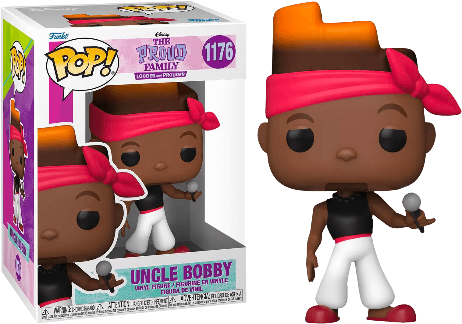 FUN61346 The Proud Family - Uncle Bobby US Exclusive Pop! Vinyl [RS] - Funko - Titan Pop Culture