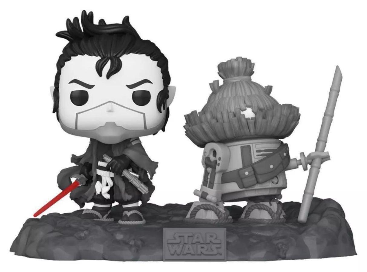 FUN61348 Star Wars: Visions - The Ronin & B5-56 US Exclusive Pop! Deluxe [RS] - Funko - Titan Pop Culture