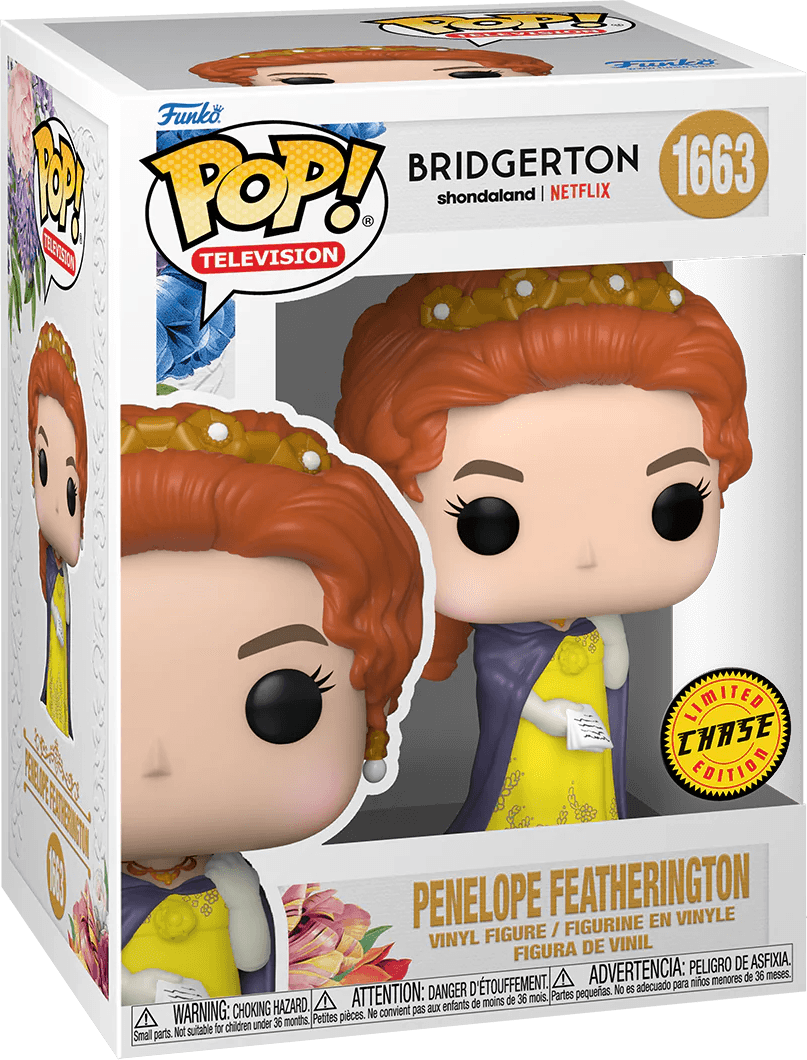 FUN61395BUNDLE Bridgerton - Penelope Featherington Pop! Vinyl - Chase Bundle / Case - Funko - Titan Pop Culture