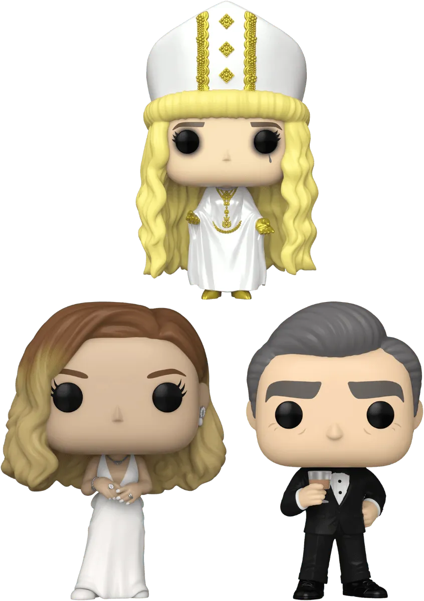 FUN61407 + FUN61410 + FUN61409 Schitt's Creek - Happy Ending (Wedding) Pop! Vinyl Bundle (Set of 3) - Funko - Titan Pop Culture