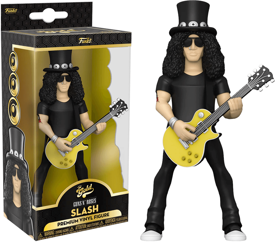 FUN61434 Guns N' Roses - Slash (with Chance of Chase) 5" Vinyl Gold - Funko - Titan Pop Culture