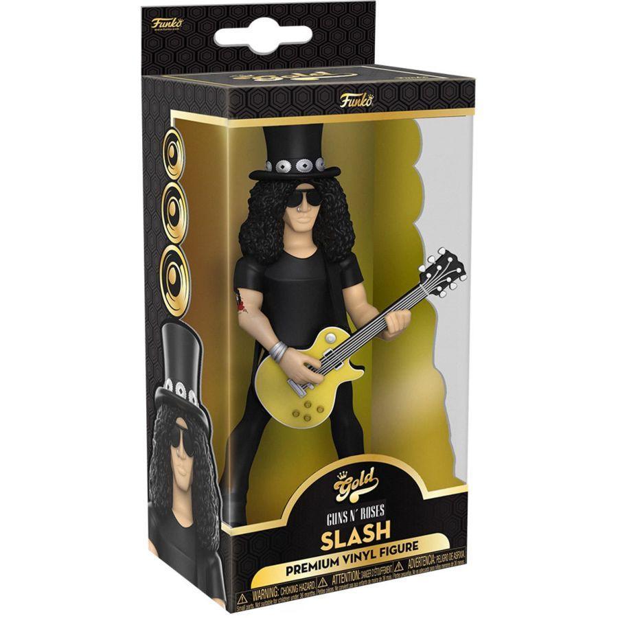 FUN61434 Guns N' Roses - Slash (with Chance of Chase) 5" Vinyl Gold - Funko - Titan Pop Culture