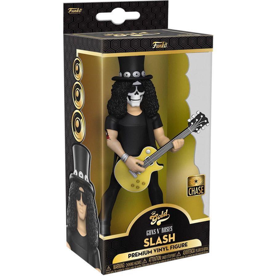 FUN61434 Guns N' Roses - Slash (with Chance of Chase) 5" Vinyl Gold - Funko - Titan Pop Culture