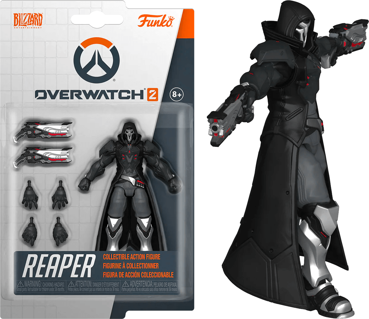 FUN61543 Overwatch 2 - Reaper 3.75" Action Figure - Funko - Titan Pop Culture