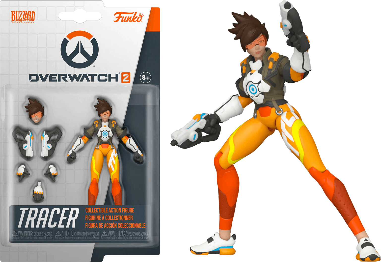 FUN61546 Overwatch 2 - Tracer 3.75" Action Figure - Funko - Titan Pop Culture