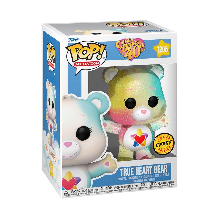 FUN61558 Care Bears 40th Anniversary - True Heart Bear (with chase) Pop! Vinyl - Funko TBA - Titan Pop Culture